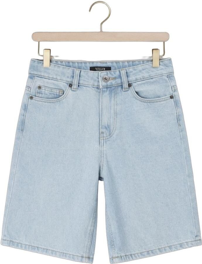 RELLIX Jongens Jeans Denim Shorts Skater Lichtblauw
