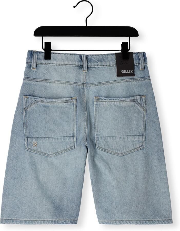 RELLIX Jongens Jeans Denim Shorts Straight Lichtblauw - Foto 2