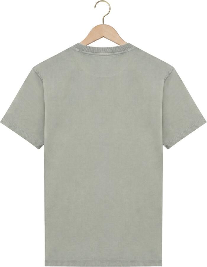 Rellix oversized T-shirt met borduursels en logo grijsgroen - Foto 2