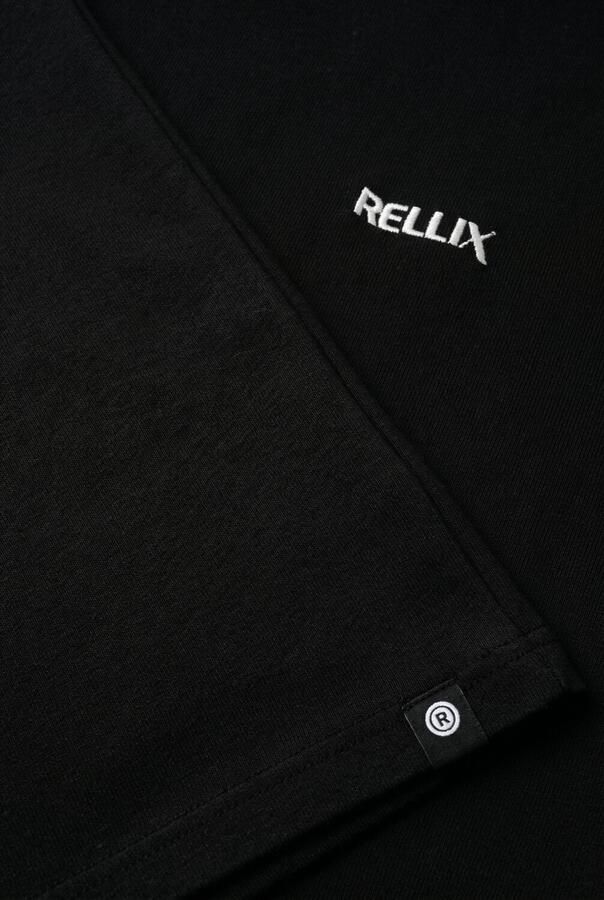 RELLIX Jongens Polo's & T-shirts Oversized T-shirt Structure Zwart - Foto 2