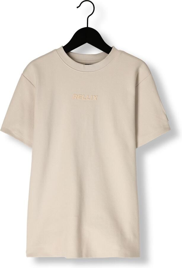 RELLIX Jongens Polo's & T-shirts Oversized T-shirt Twill Creme - Foto 2