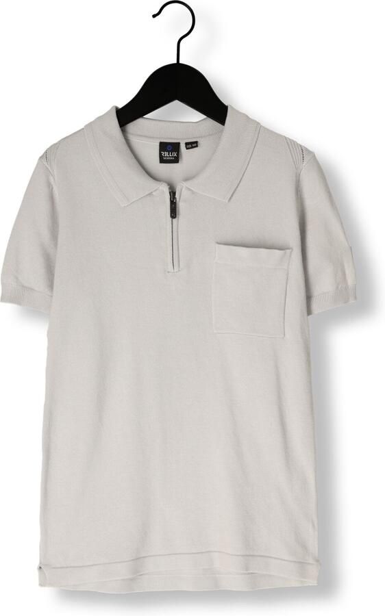 RELLIX Jongens Polo's & T-shirts Polo Knitted Zip Wit - Foto 2
