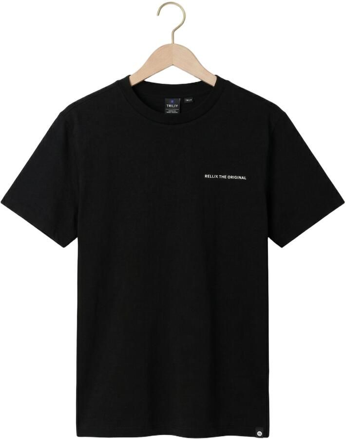 RELLIX Jongens Polo's & T-shirts T-shirt Rlx Zwart