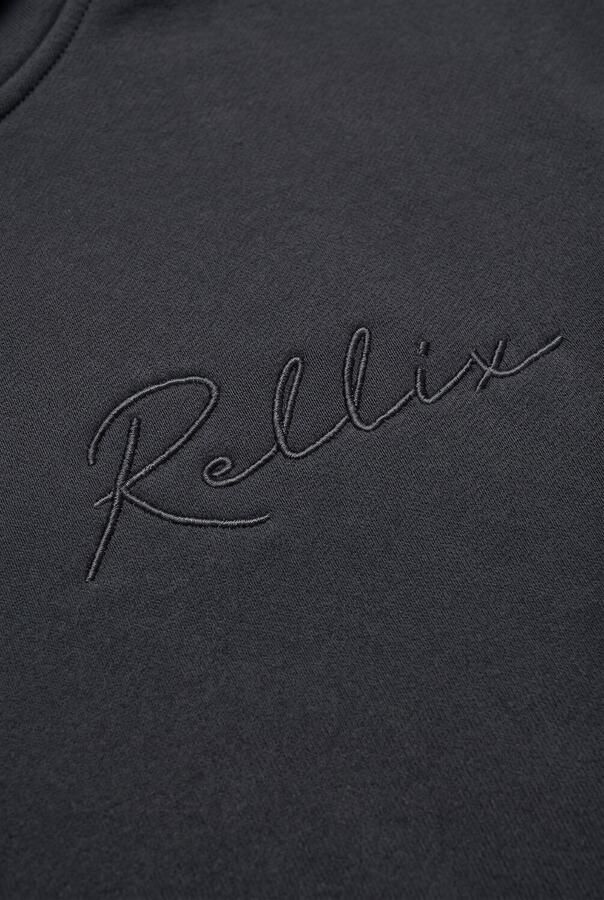 RELLIX Jongens Truien & Vesten Hooded Zipper Jacket Donkergrijs