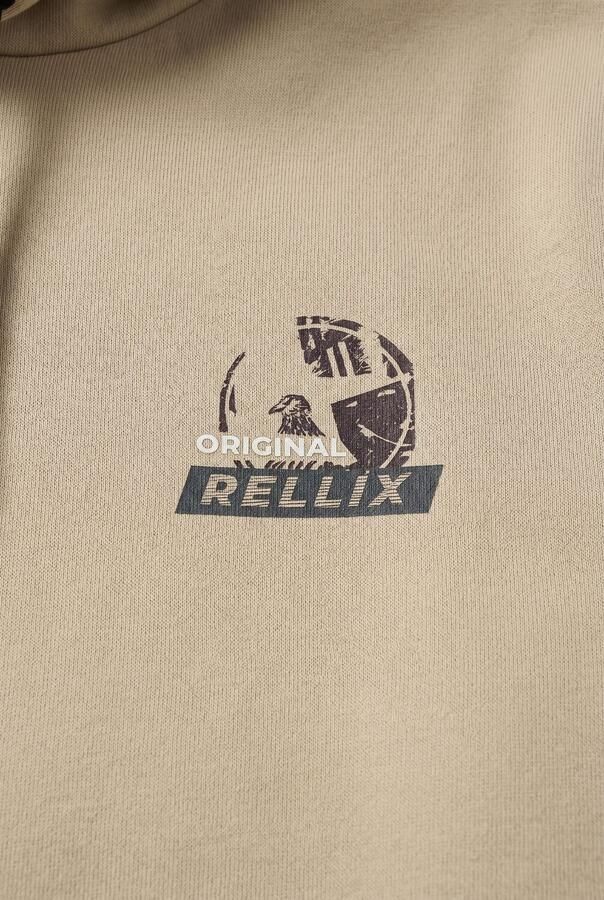 RELLIX Jongens Truien & Vesten Hoodie Backprint Beige - Foto 2