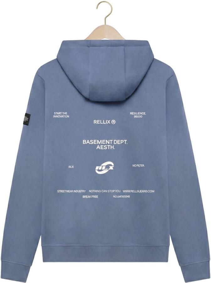 RELLIX Jongens Truien & Vesten Hoodie Backprint Blauw - Foto 2