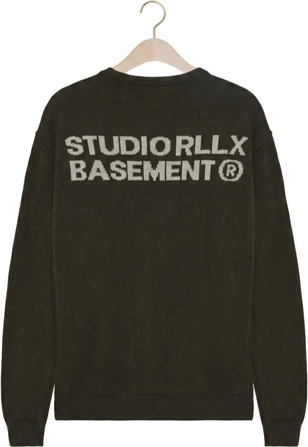 RELLIX Jongens Truien & Vesten Loose Fit Knitwear Backprint Donkergroen - Foto 2