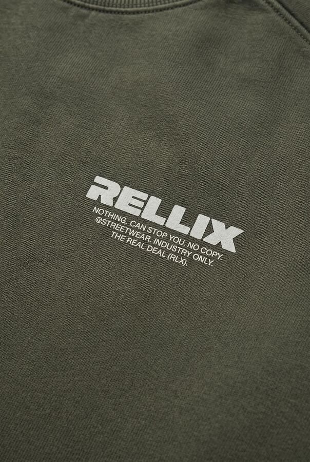 RELLIX Jongens Truien & Vesten Loose Fit Sweat Khaki