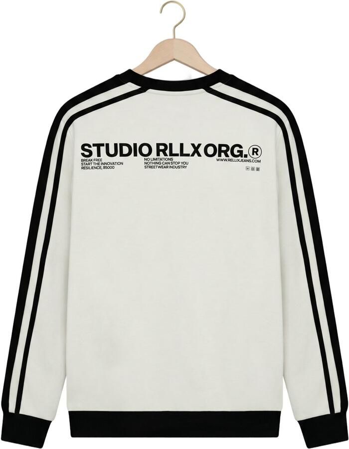 RELLIX Jongens Truien & Vesten Sweater Rlx Cut And Sew Gebroken Wit - Foto 2