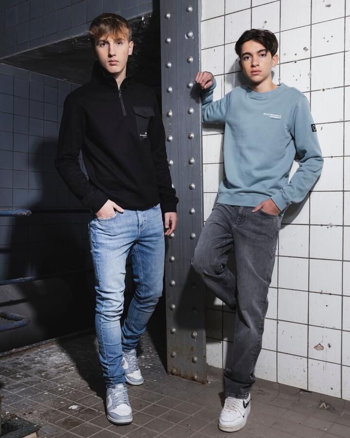 RELLIX Jongens Truien & Vesten Sweater Zip Pocket Zwart