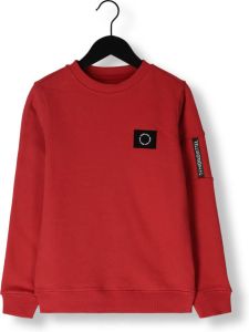 Rellix sweater met logo rood