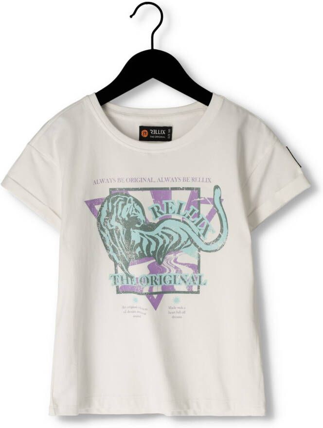 RELLIX Meisjes Tops & T-shirts T-shirt Ss Wit