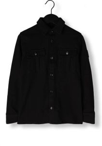 Rellix Zwarte Overshirt Shirt Jacket Twill