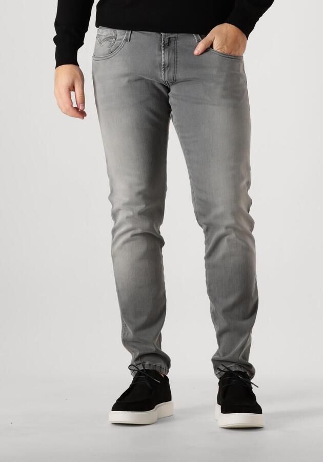 Replay Slim Fit Grijze Jeans Anbass Broek Gray Heren - Foto 4