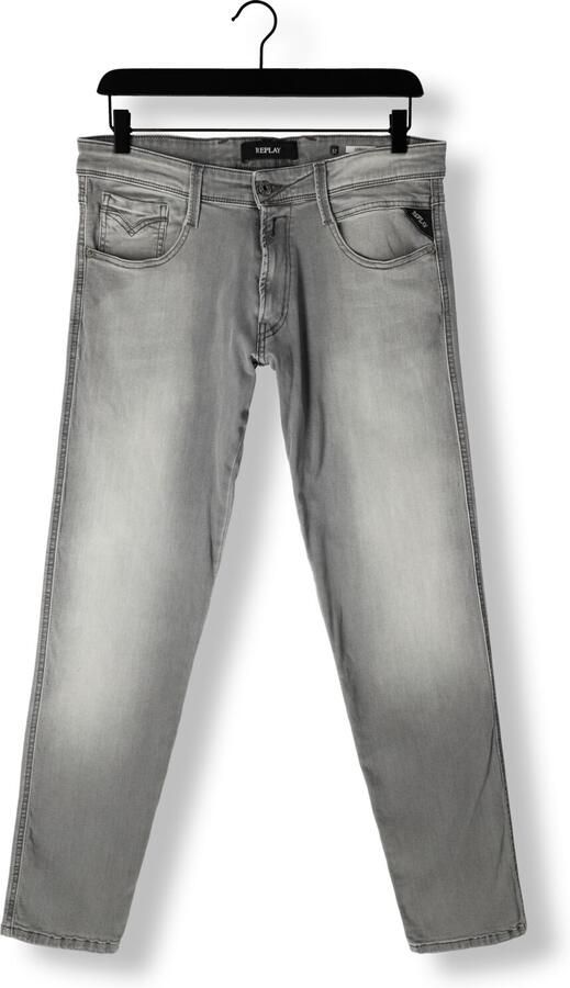 Replay Slim Fit Grijze Jeans Anbass Broek Gray Heren - Foto 3