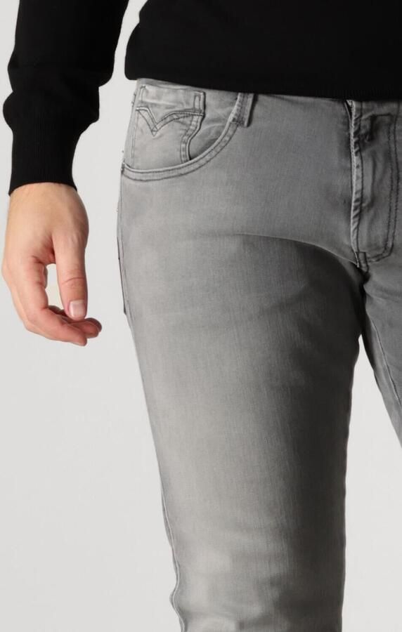 Replay Slim Fit Grijze Jeans Anbass Broek Gray Heren - Foto 2