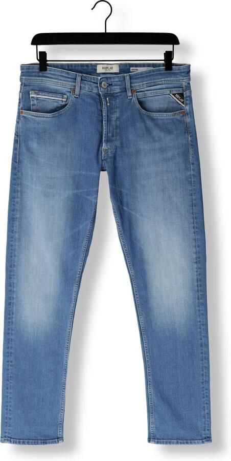 Replay Straight fit jeans in 5-pocketmodel model 'GROVER' - Foto 3