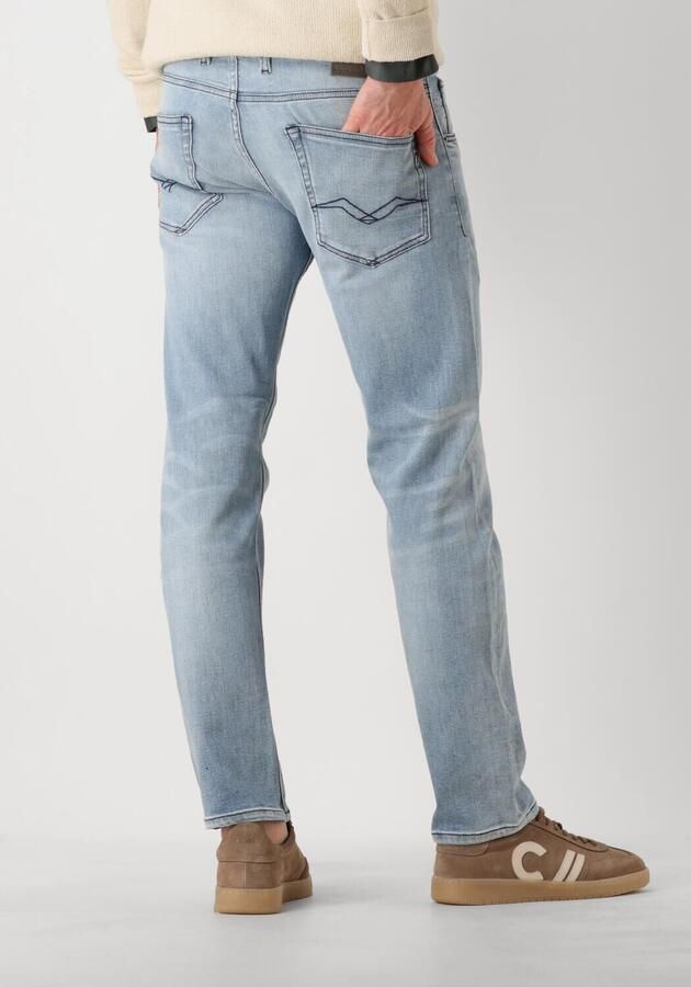 Replay Blauwe Straight Leg Jeans Grover Broek Blue Heren