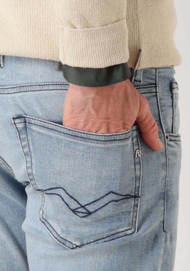 Replay Blauwe Straight Leg Jeans Grover Broek Blue Heren - Foto 2