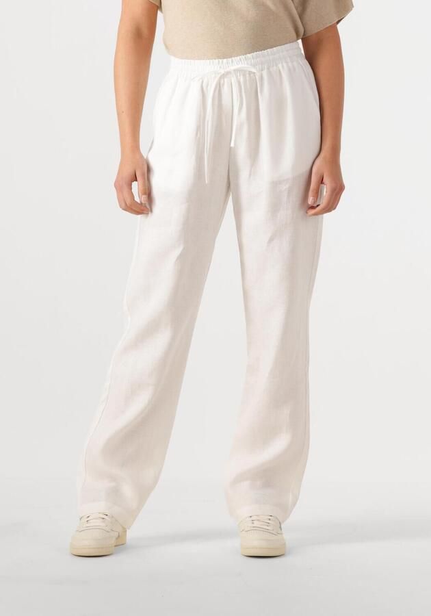 RESORT FINEST Dames Broeken Linen Pants Wit - Foto 4