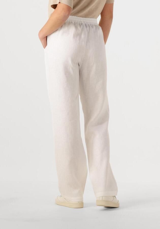 RESORT FINEST Dames Broeken Linen Pants Wit