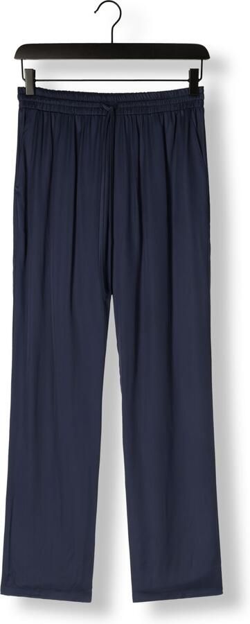 RESORT FINEST Dames Broeken Satin Pants Donkerblauw - Foto 3
