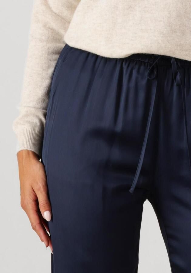 RESORT FINEST Dames Broeken Satin Pants Donkerblauw - Foto 2