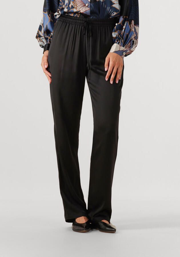 RESORT FINEST Dames Broeken Satin Pants Zwart - Foto 4