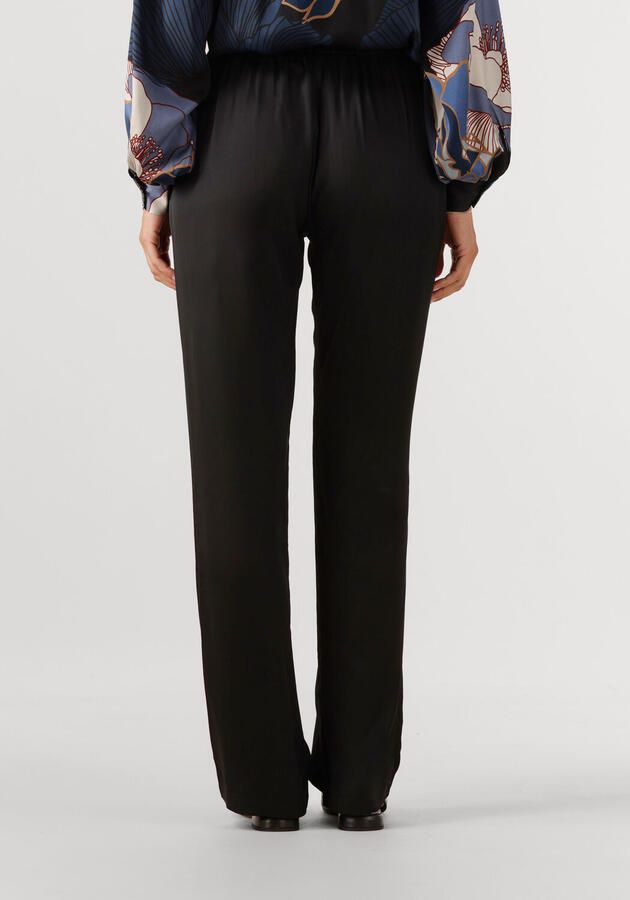 RESORT FINEST Dames Broeken Satin Pants Zwart