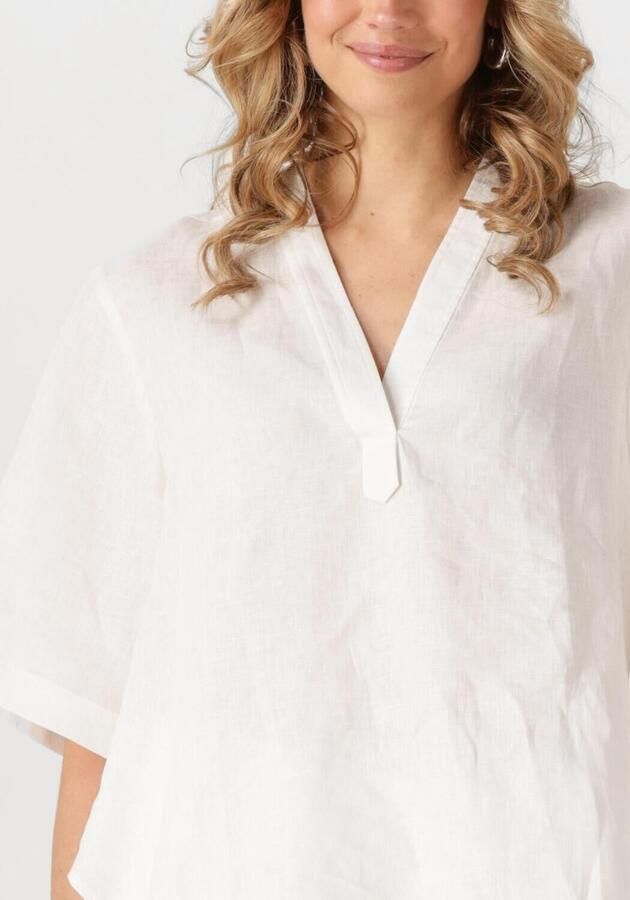 RESORT FINEST Dames Tops & T-shirts Short Sleeve Blouse Wit - Foto 3