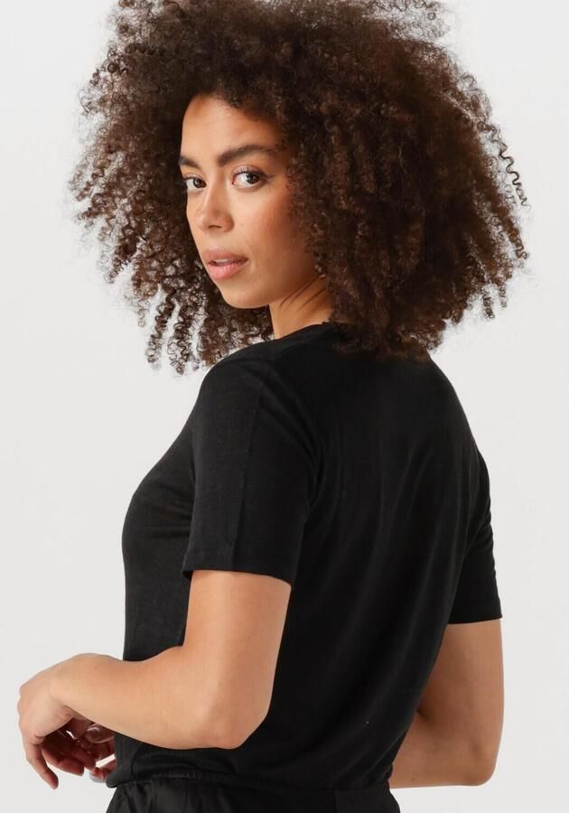 RESORT FINEST Dames Tops & T-shirts V-neck T-shirt Zwart - Foto 2