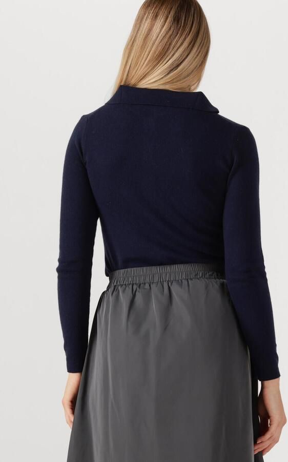 RESORT FINEST Dames Truien & Vesten Polo Short Cardigan Donkerblauw - Foto 3