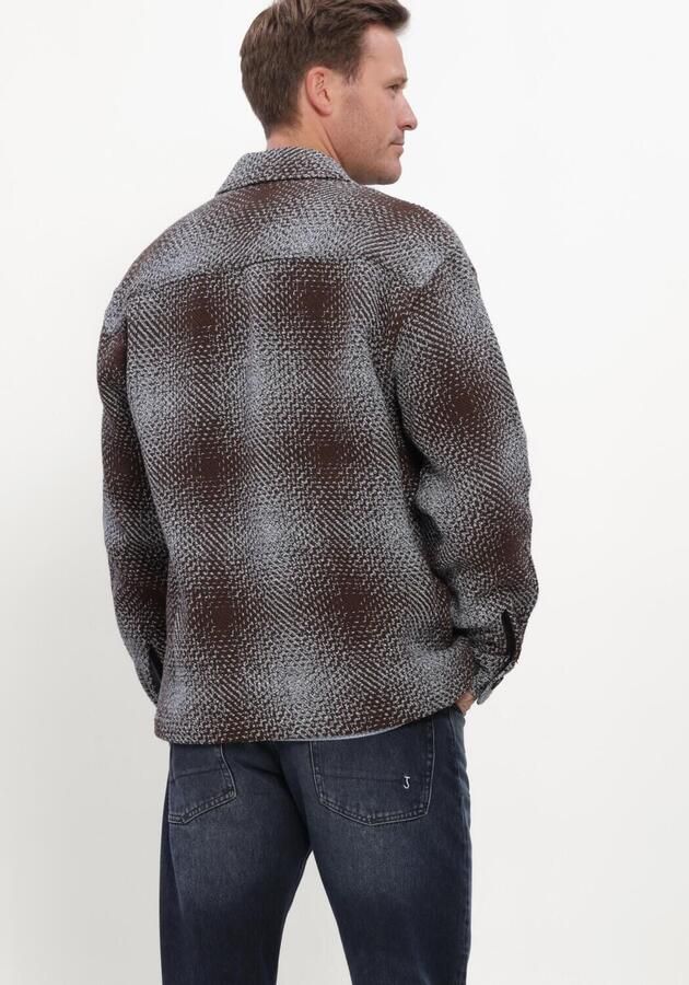 RESTERÖDS Resteröds Heren Overshirts Rtnolan Heavy Twill Overshirt Bruin - Foto 3