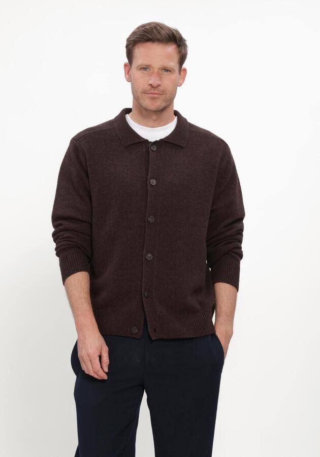 RESTERÖDS Resteröds Heren Truien & Vesten Rtdean Cardigan Bruin