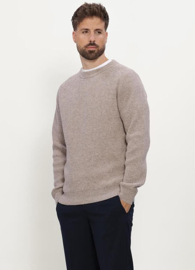 RESTERÖDS Resteröds Heren Truien & Vesten Rtmichael Pullover Beige