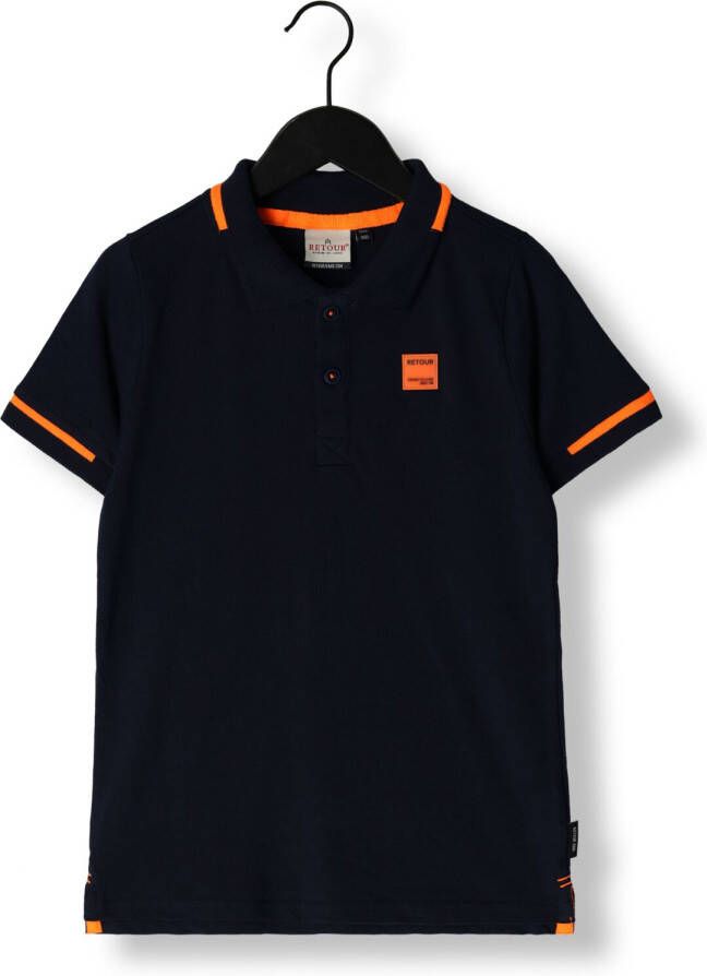 RETOUR Jongens Polo's & T-shirts Lucas Donkerblauw