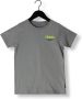Retour Denim T-shirt Chiel met backprint lichtgrijs - Thumbnail 1