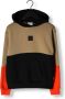 Retour Jeans hoodie Rick licht camel oranje zwart Sweater Bruin Jongens Sweat (duurzaam) Capuchon 146 152 - Thumbnail 1