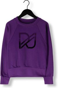 Retour Denim sweater Crista met logo paars
