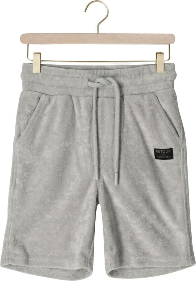 Retour Jeans regular waist casual short lichtgrijs