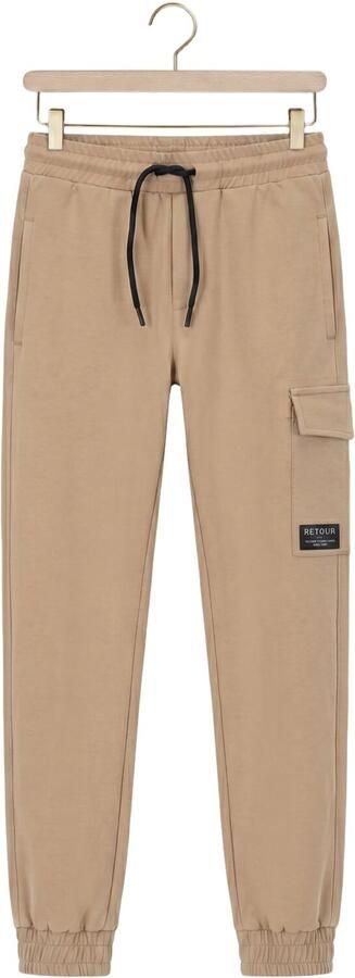Retour Jeans regular fit cargobroek zand