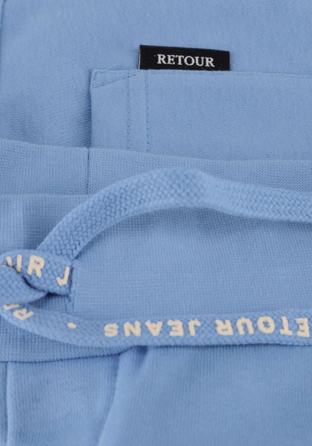 Retour Jeans regular waist sweatshort lichtblauw