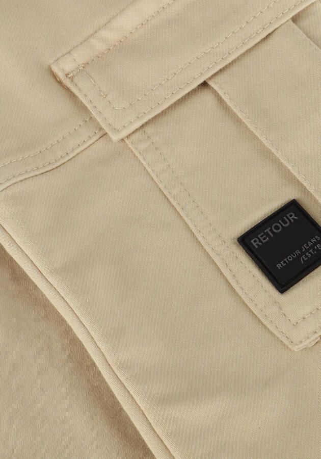 Retour Jeans tapered cargo broek beige - Foto 2