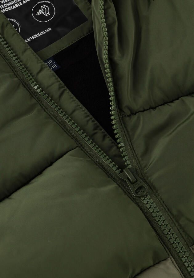 Retour Jeans gewatteerde jas donkergroen - Foto 3