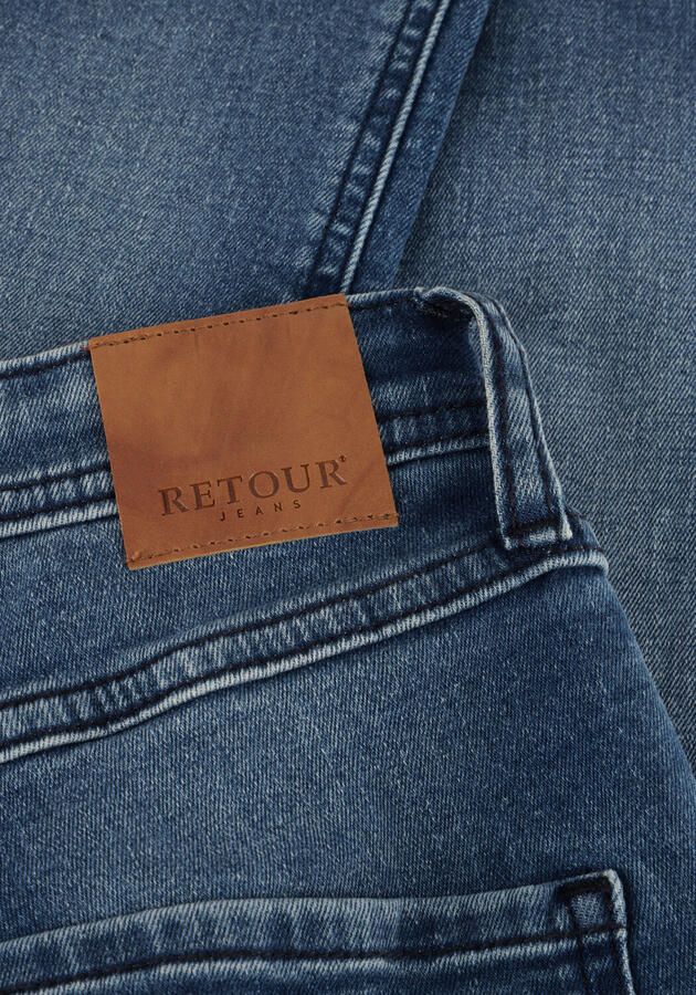 Retour Jeans straight leg jeans light blue denim