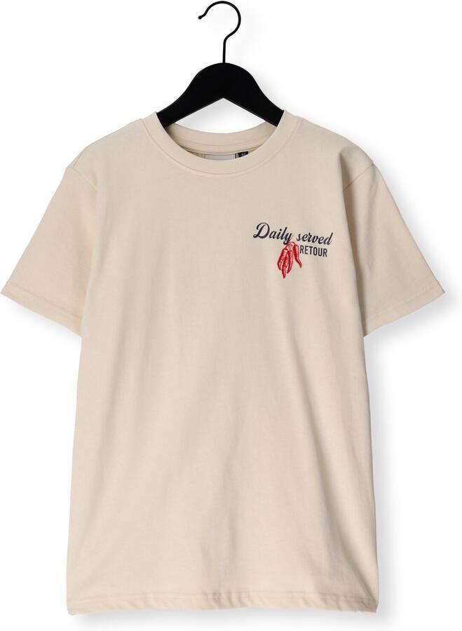 RETOUR Jongens Polo's & T-shirts Bruno Beige