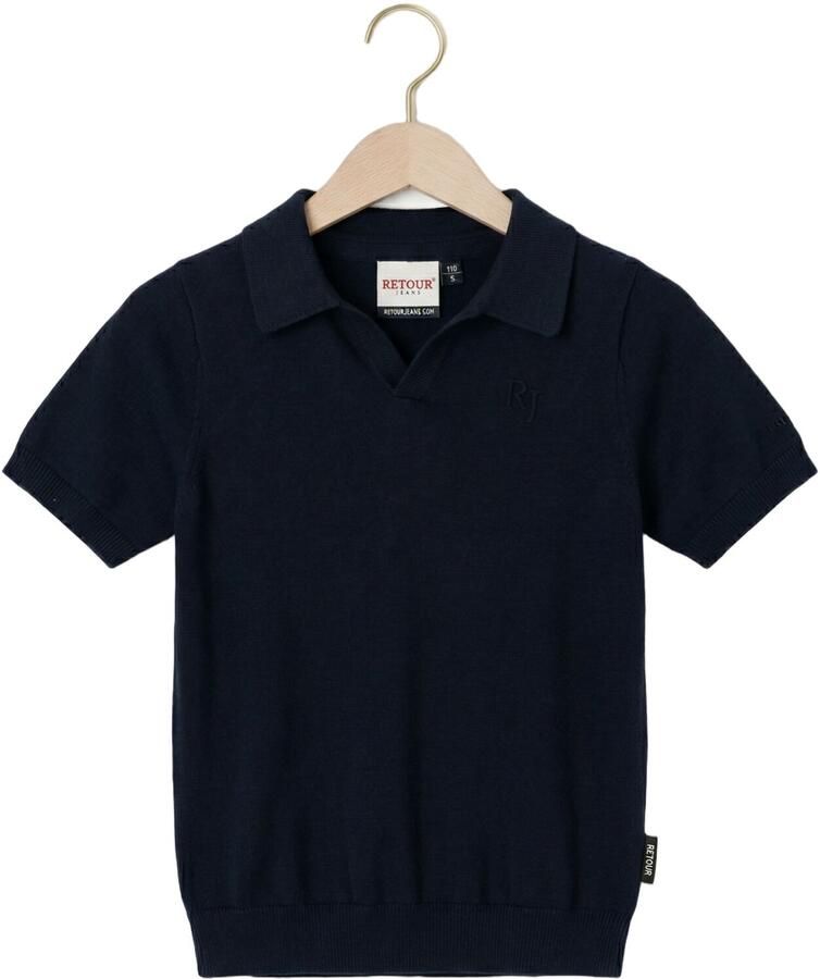 RETOUR Jongens Polo's & T-shirts Camiel Donkerblauw
