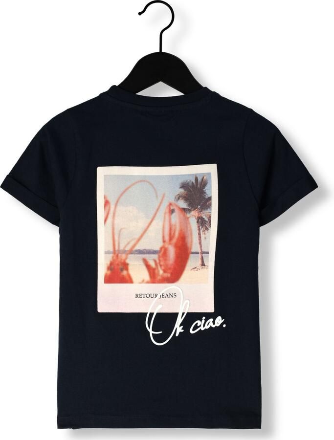 RETOUR Jongens Polo's & T-shirts Damon Donkerblauw
