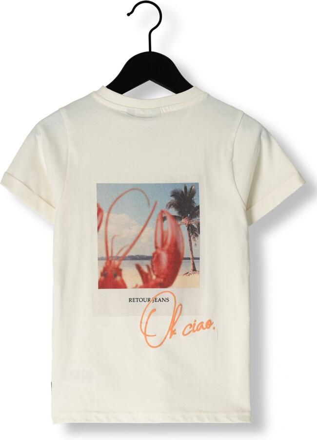 RETOUR Jongens Polo's & T-shirts Damon Gebroken Wit