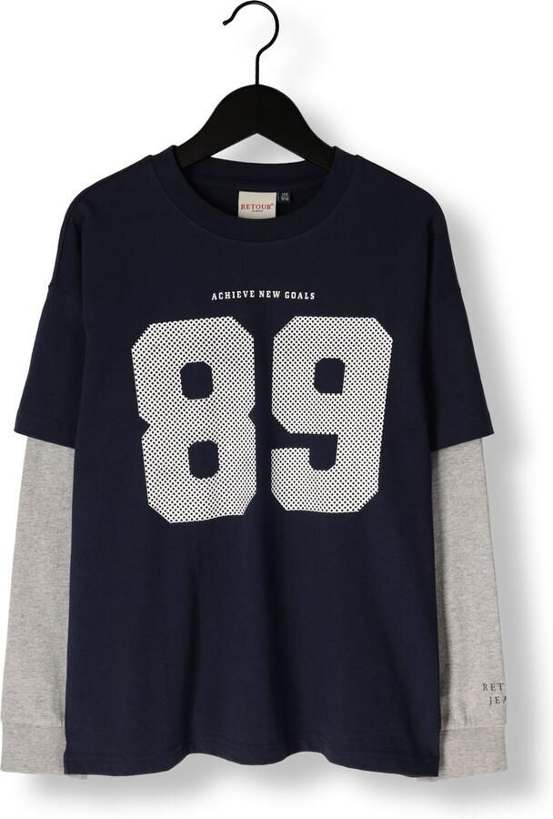 RETOUR Jongens Polo's & T-shirts Guido Donkerblauw - Foto 3